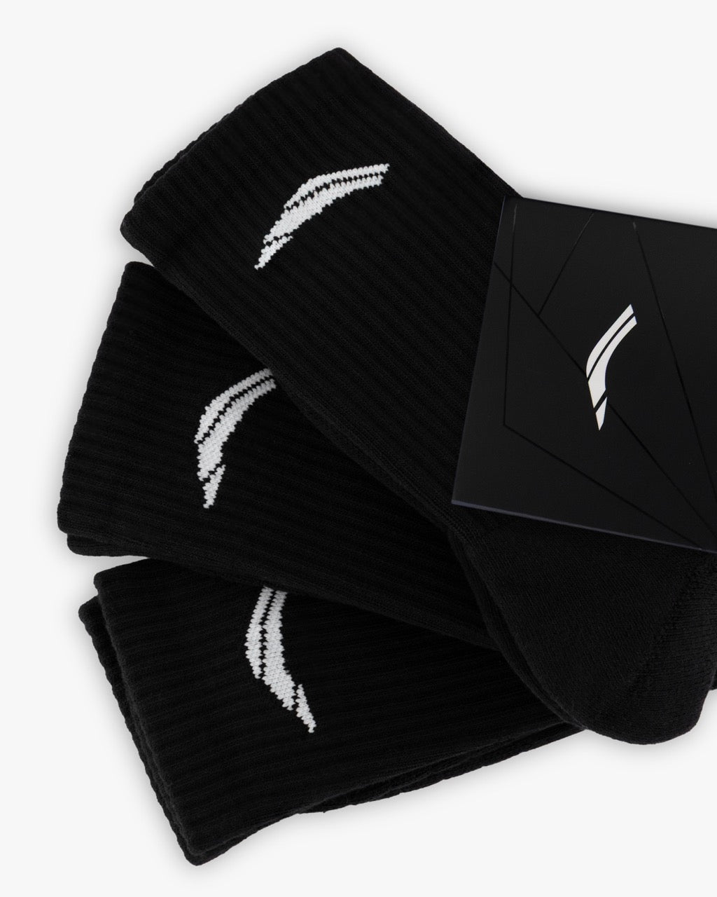 Crew Socks 3 Pack - Black