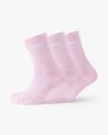 Crew Socks 3 Pack - Amalfi Pink