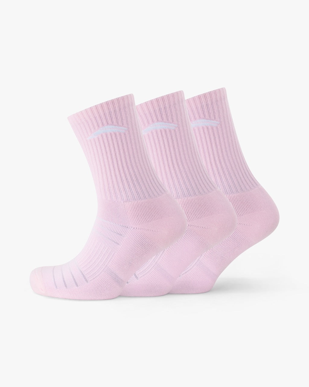 Crew Socks 3 Pack - Amalfi Pink