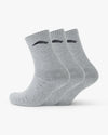 Crew Socks 3 Pack - Grey